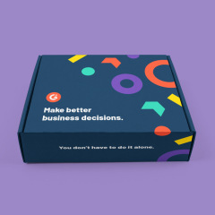 Wholesale custom printed unique corrugated paper shipper box packaging custom gift box