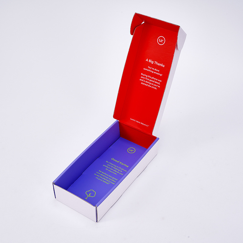 Customized color airplane paper box, hardened paper color printing express airplane box, customized airplane packaging box
