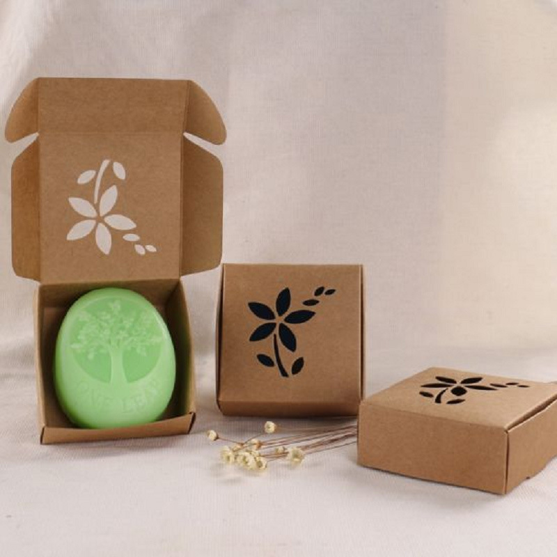 Home daily chemical handmade soap outer packaging box custom manufacturer design soap kraft paper soap box custom