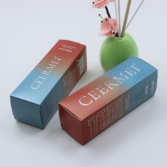 Customized cosmetic paper box printing liquid essence water skin care product color box silver card paper color cosmetic packaging box customization