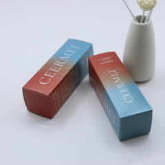 Customized cosmetic paper box printing liquid essence water skin care product color box silver card paper color cosmetic packaging box customization