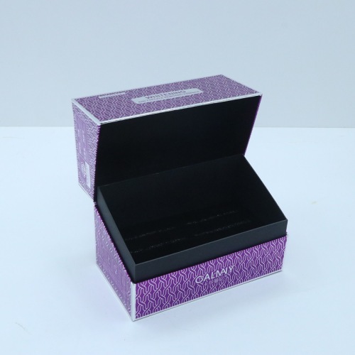 Manufacturer customized flip box one-piece box high-end beauty salon whitening essence micro-needle ampoule frozen packaging gift box