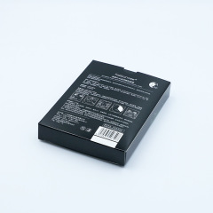 Factory direct supply packaging box wholesale white card cosmetics skin care product packaging black color box mask mask paper box