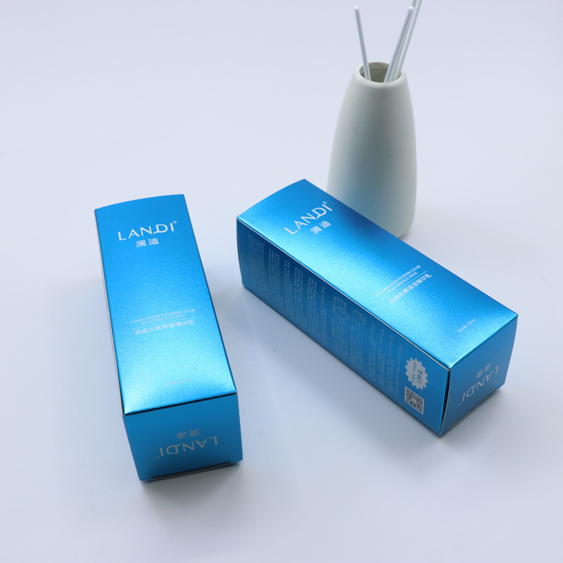 Customized cosmetic packaging boxes, printed essence lotion, skin care products paper boxes, high-end makeup folding boxes, customized