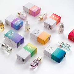 Packaging box paper box skin care cosmetics color box essence essential oil perfume lipstick paper box makeup essential oil double plug box