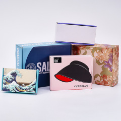 Customized color airplane paper box, hardened paper color printing express airplane box, customized airplane packaging box