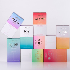 Packaging box paper box skin care cosmetics color box essence essential oil perfume lipstick paper box makeup essential oil double plug box