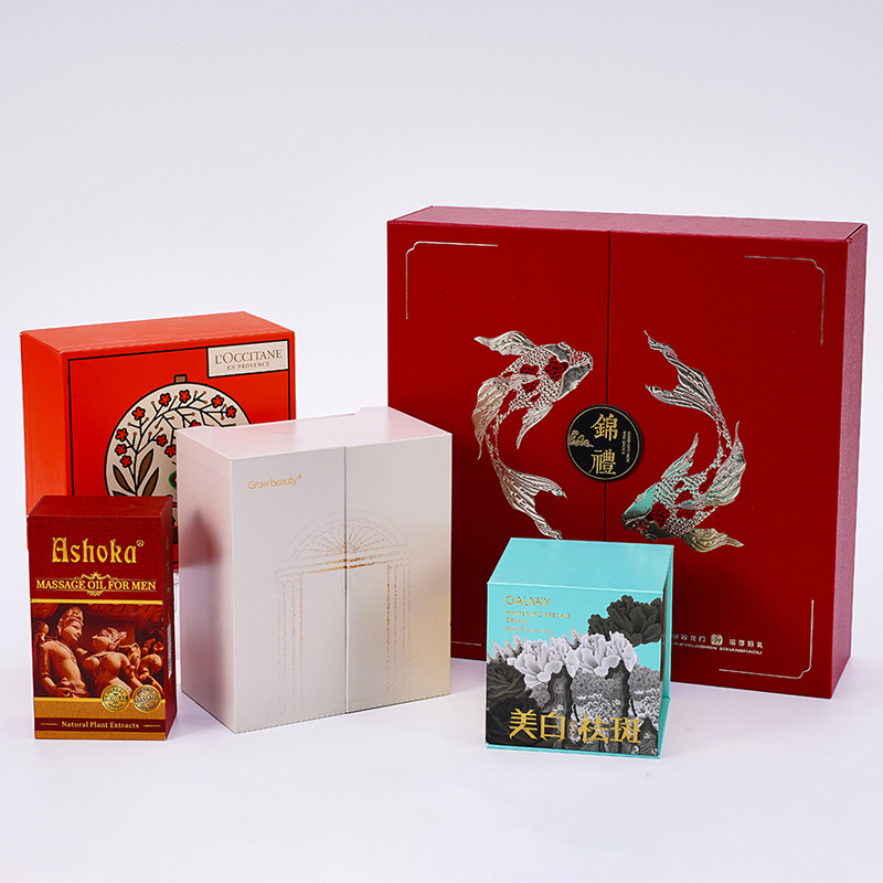 High-end tea gift box custom flip cover packaging box health drink bird's nest gift box tea cake empty gift box packaging