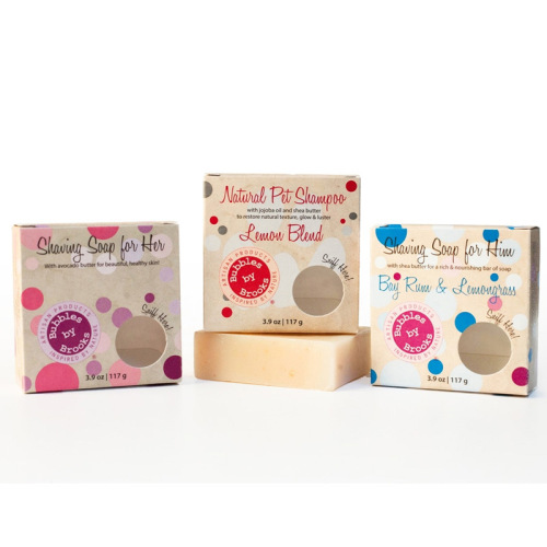 Customized color box with white cardboard double buckle bottom soap mite removal soap hot stamping logo packaging paper box factory