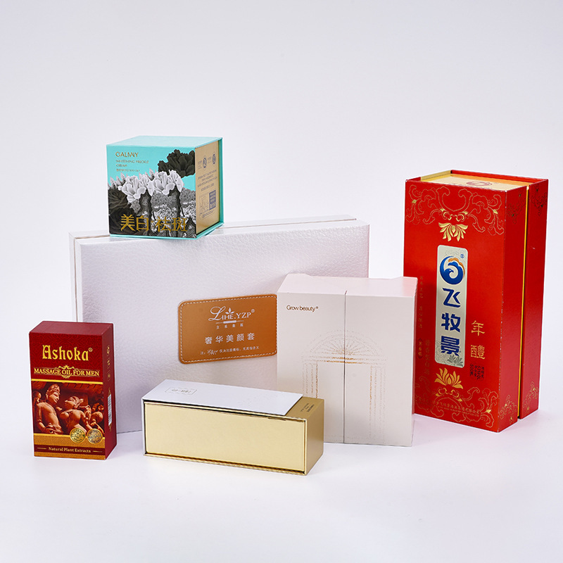 High-end tea gift box custom flip cover packaging box health drink bird's nest gift box tea cake empty gift box packaging