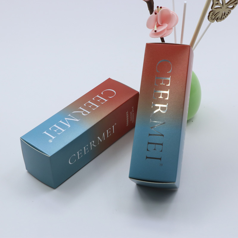 Customized cosmetic paper box printing liquid essence water skin care product color box silver card paper color cosmetic packaging box customization
