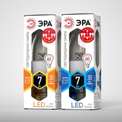 LED bulb packaging color box customization lighting packaging window color box LED screw lighting bulb PVC packaging box