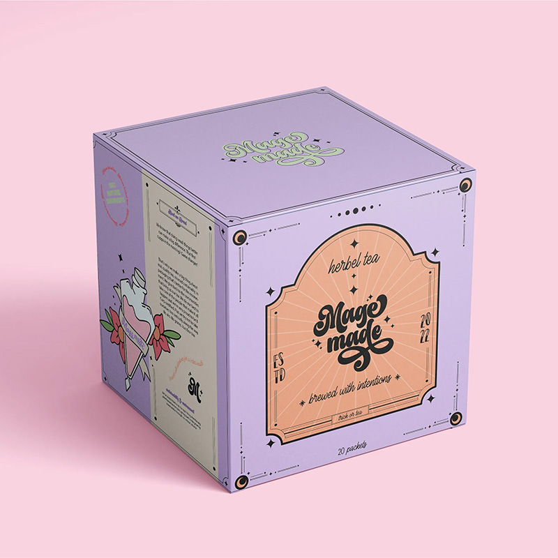 Aromatherapy candle packaging color box printing cardboard candle glass jar packaging paper box can be customized size paper box