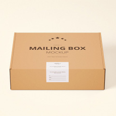 Customized shipping boxes, corrugated mailing boxes, cosmetic packaging boxes, gold-stamped environmentally friendly hard gift corrugated boxes