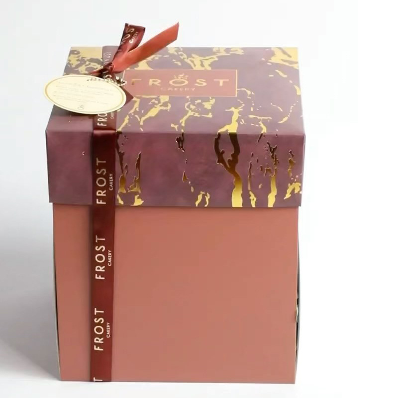 Surprise box explosion gift box small luxury 6-inch cake box Internet celebrity confession birthday box thickened cake empty box