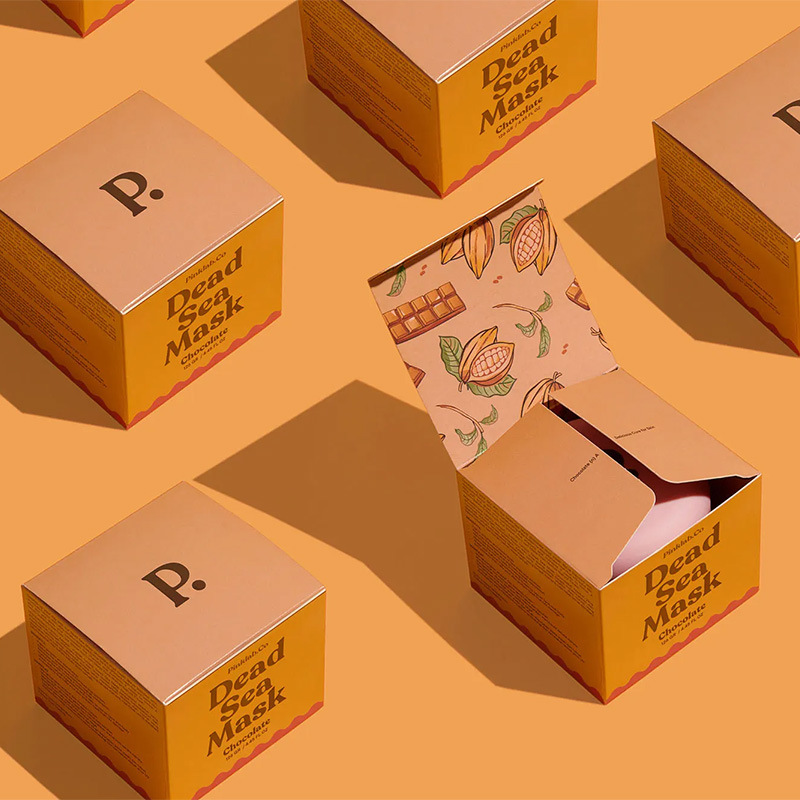 Skin care product paper box custom design printing night cream face cream color box high-end moisturizing essence cream cosmetics packaging box