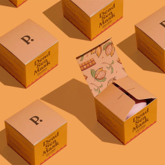 Skin care product paper box custom design printing night cream face cream color box high-end moisturizing essence cream cosmetics packaging box