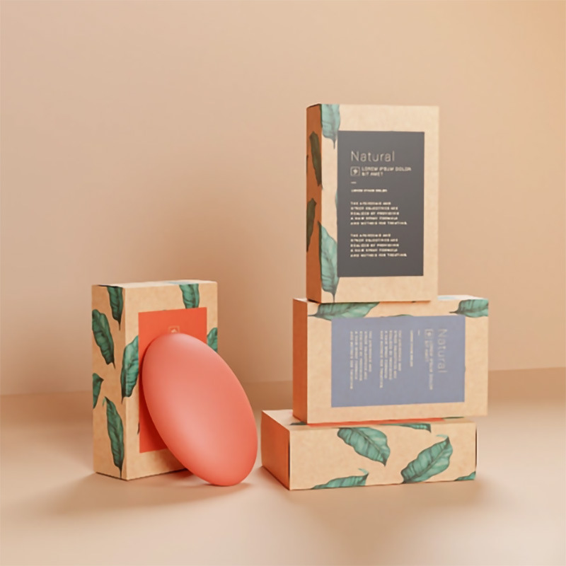 Home daily chemical handmade soap outer packaging box custom manufacturer design soap kraft paper soap box custom