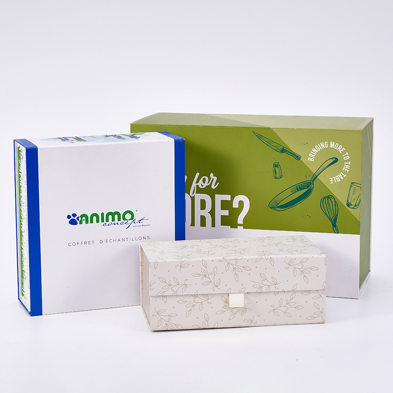 Folding box one piece high-end clothing folding packaging box book-shaped magnetic folding gift box