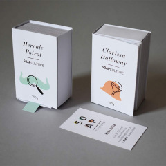 Customized beauty and daily chemical soap color box essential oil gift box handmade soap packaging box pull-out cardboard box printing factory