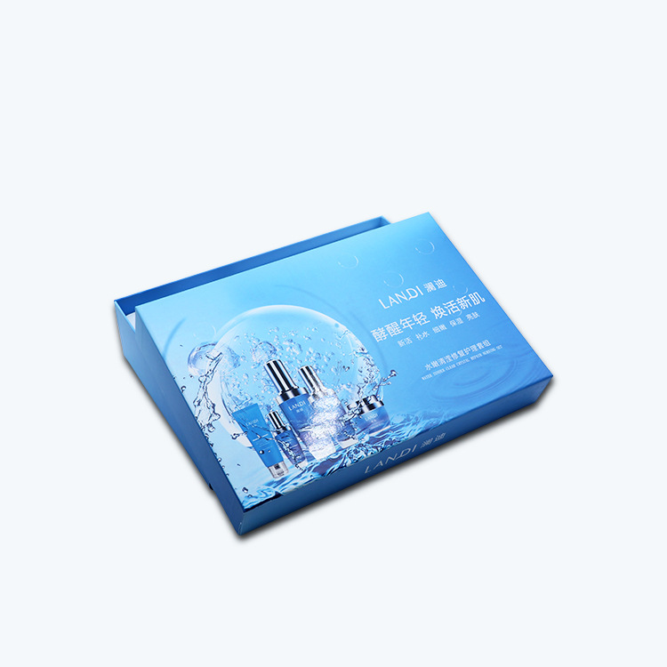 Customized box, high-end gift box, cosmetic color box, cardboard box, creative box set, top and bottom cover packaging box, gift box customization