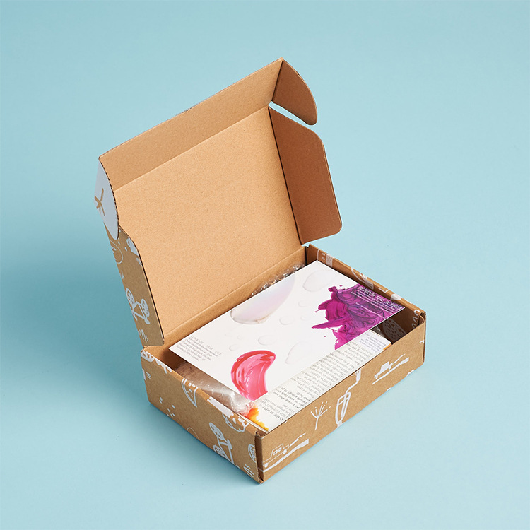 Custom flip pink airplane box wholesale jewelry packaging box