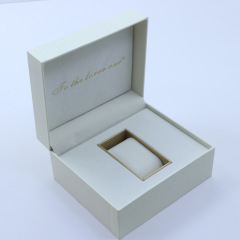 Manufacturer customized luxury men's mechanical watch box PU leather wrist watch box one-piece box flip cover watch box
