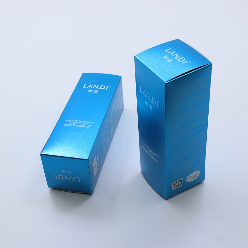 Customized cosmetic packaging boxes, printed essence lotion, skin care products paper boxes, high-end makeup folding boxes, customized