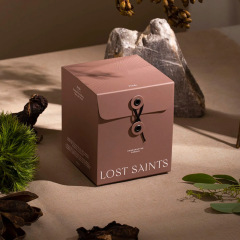 Aromatherapy candle jar packaging box custom kraft paper nailing rope creative soy wax souvenir gift fragrance gift box