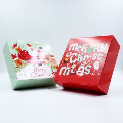Christmas gift box card gift color box large gift box with customizable gift packaging box