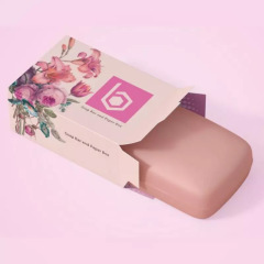 Paper box packaging custom cosmetic skin care product soap box white card silver card paper packaging box