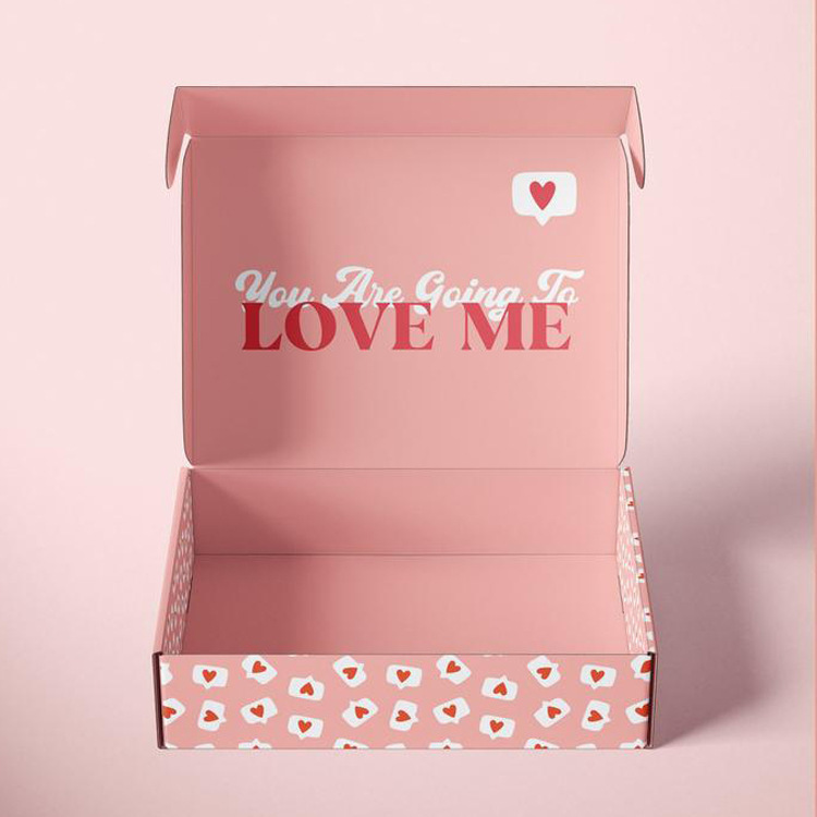 Custom flip pink airplane box wholesale jewelry packaging box