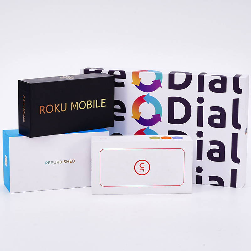 Recycling mobile phone packaging boxes, color boxes, custom paper boxes, consumer electronics, tablet computers, learning machines, universal top and bottom cover boxes