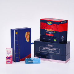 High-end instant bird's nest packaging box customized world cover hardcover bird's nest gift box honey tea packaging empty box custom made