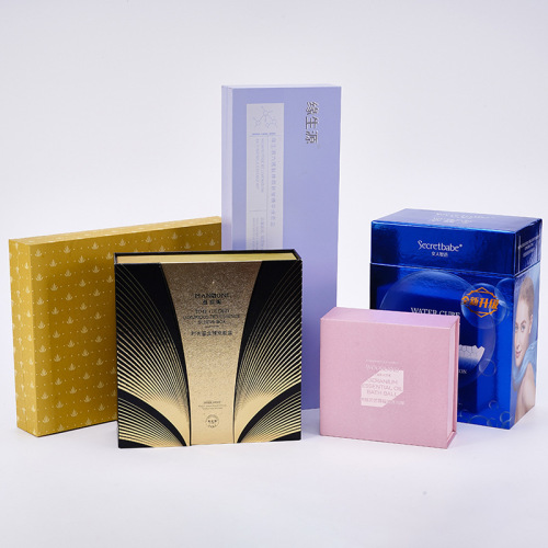 Essence liquid disposable packaging skin care product packaging empty high-end gift box world cover cardboard box essential oil box