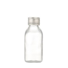 Custom oral liquid bottle transparent glass bottle empty bottle transparent oral liquid bottle 30ml60ml90ml transparent glass bottle
