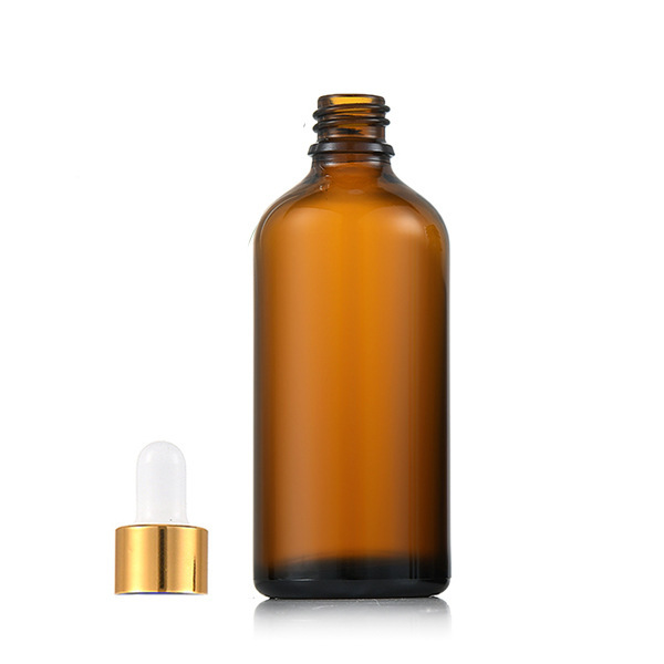 Brown essential oil bottle thick brown light-proof glass rubber head dropper bottle 10ml cosmetic essence liquid empty bottle wholesale