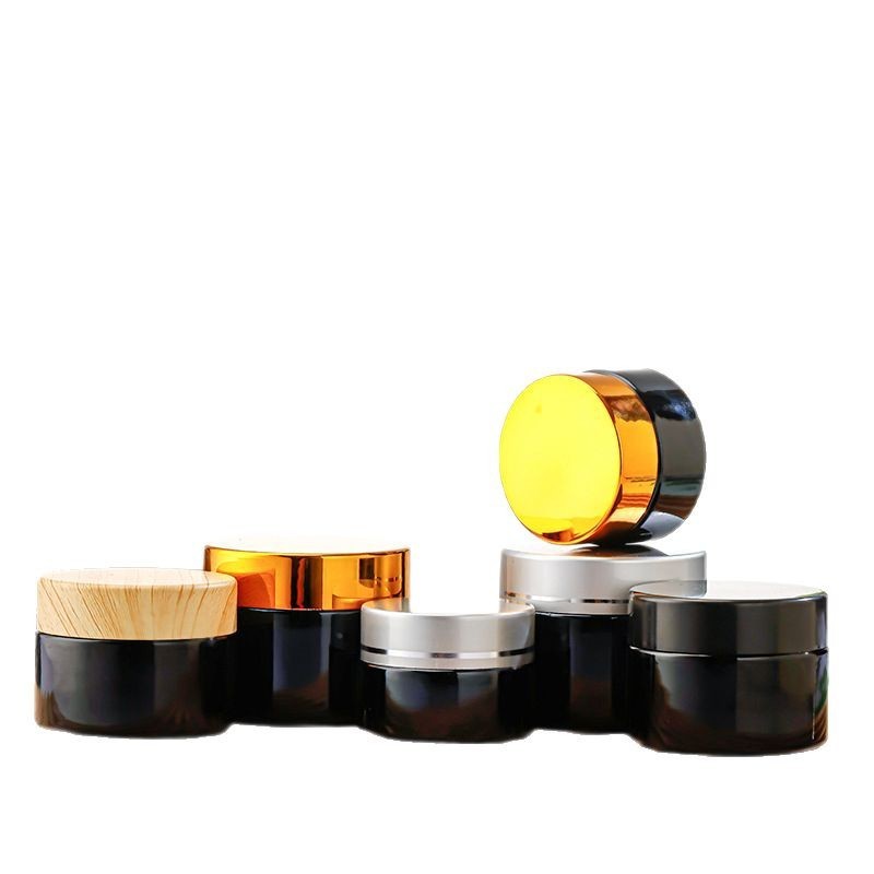 Bright black cream bottle face cream eye cream bottle cosmetics sub-bottle liquid foundation portable sample bottle empty bottle
