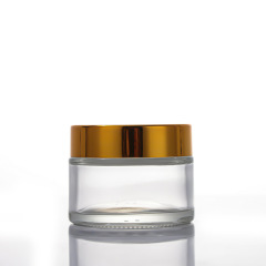 Square cream bottle light-proof glass brown sealed with cover cosmetics sub-bottle eye cream bottle sample empty bottle 20g