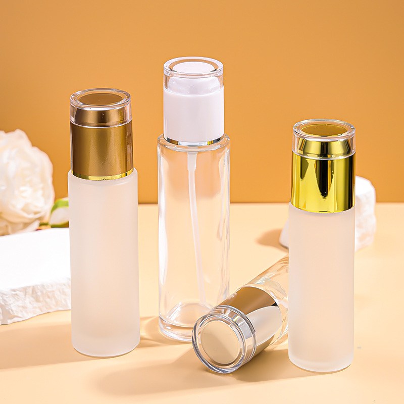 Scrub lotion bottle toner skin care bottle sub-bottle transparent moisturizing spray bottle portable sample bottle empty bottle