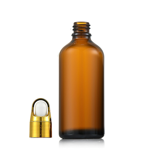 Brown essential oil bottle thick brown light-proof glass rubber head dropper bottle 10ml cosmetic essence liquid empty bottle wholesale