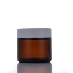 Brown cream bottle face cream bottle empty bottle cosmetic bottle sub-bottle thickened sealed glass mask bottle portable 30g