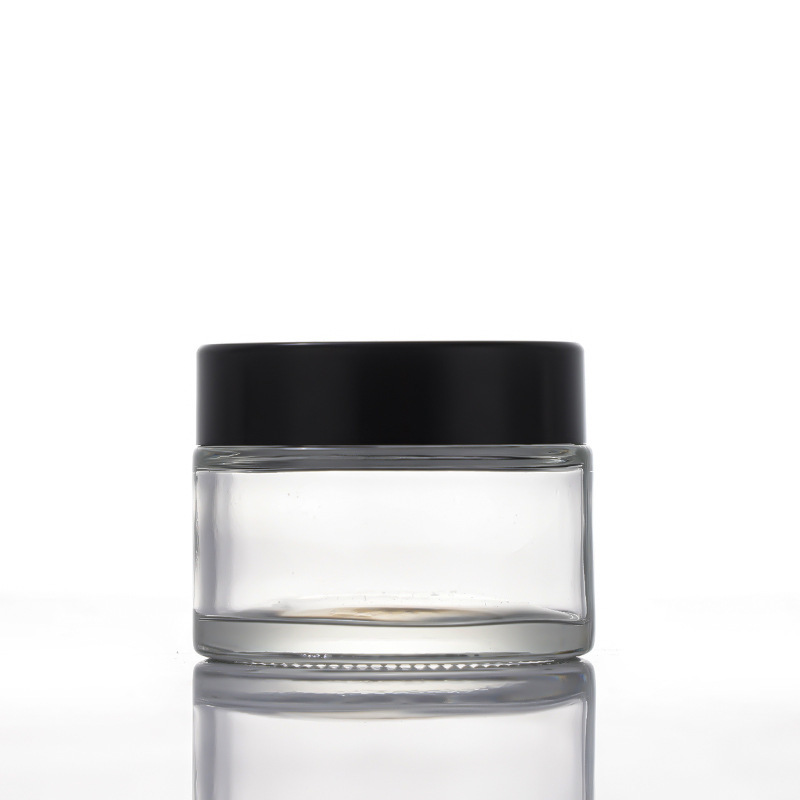 Square cream bottle light-proof glass brown sealed with cover cosmetics sub-bottle eye cream bottle sample empty bottle 20g