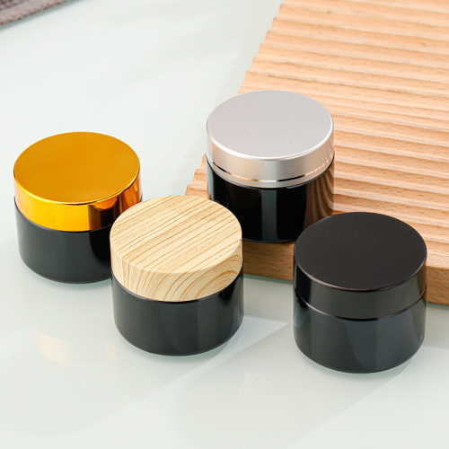 Bright black cream bottle face cream eye cream bottle cosmetics sub-bottle liquid foundation portable sample bottle empty bottle