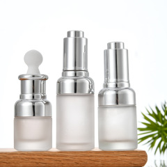 Dropper type essential oil stock solution 20ml30ml essence liquid rubber head leak-proof travel portable cosmetic sample empty bottle