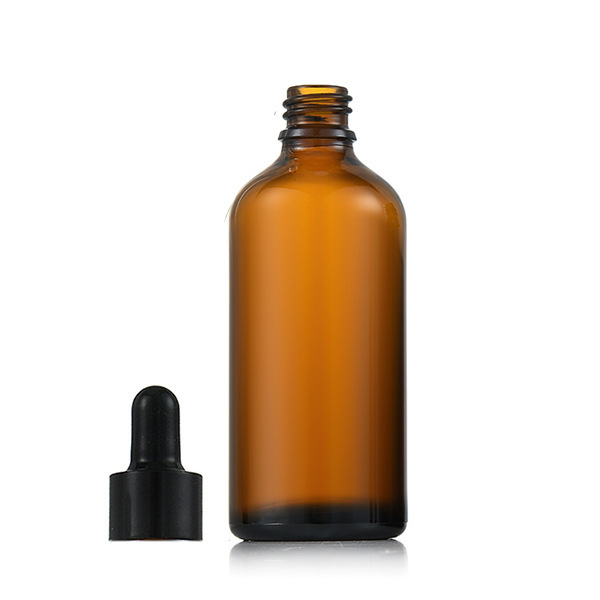 Brown essential oil bottle thick brown light-proof glass rubber head dropper bottle 10ml cosmetic essence liquid empty bottle wholesale