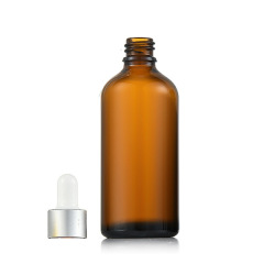 Brown essential oil bottle thick brown light-proof glass rubber head dropper bottle 10ml cosmetic essence liquid empty bottle wholesale