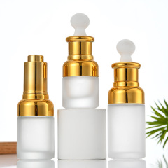 Dropper type essential oil stock solution 20ml30ml essence liquid rubber head leak-proof travel portable cosmetic sample empty bottle