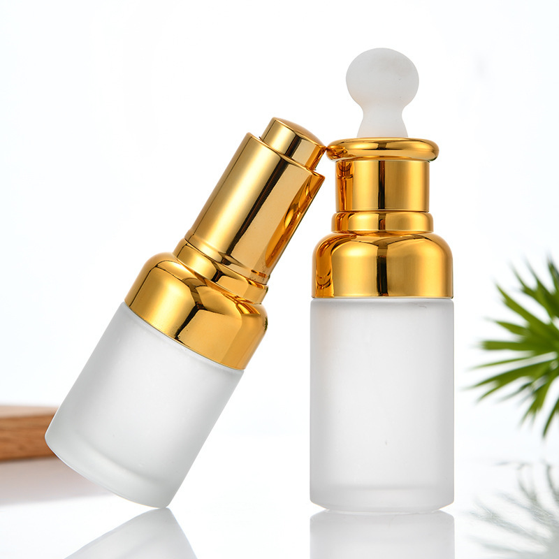 Dropper type essential oil stock solution 20ml30ml essence liquid rubber head leak-proof travel portable cosmetic sample empty bottle