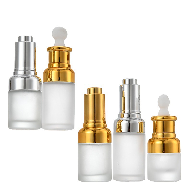 Dropper type essential oil stock solution 20ml30ml essence liquid rubber head leak-proof travel portable cosmetic sample empty bottle